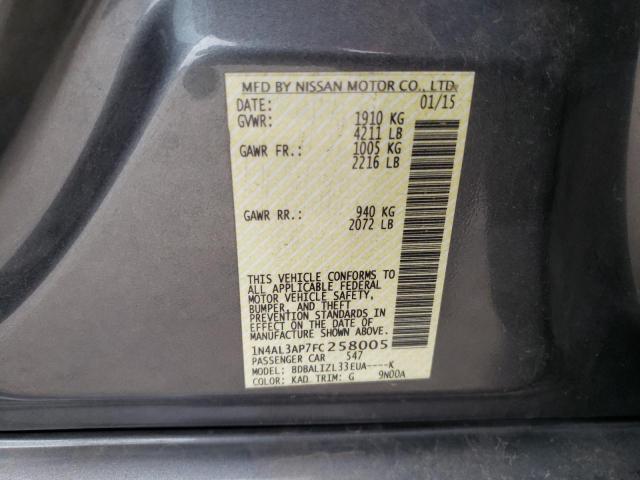 Photo 9 VIN: 1N4AL3AP7FC258005 - NISSAN ALTIMA 2.5 