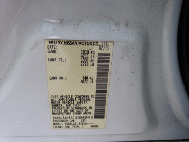 Photo 9 VIN: 1N4AL3AP7FC280845 - NISSAN ALTIMA 2.5 