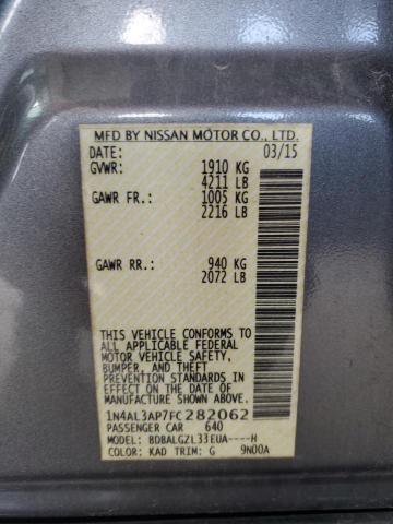 Photo 11 VIN: 1N4AL3AP7FC282062 - NISSAN ALTIMA 