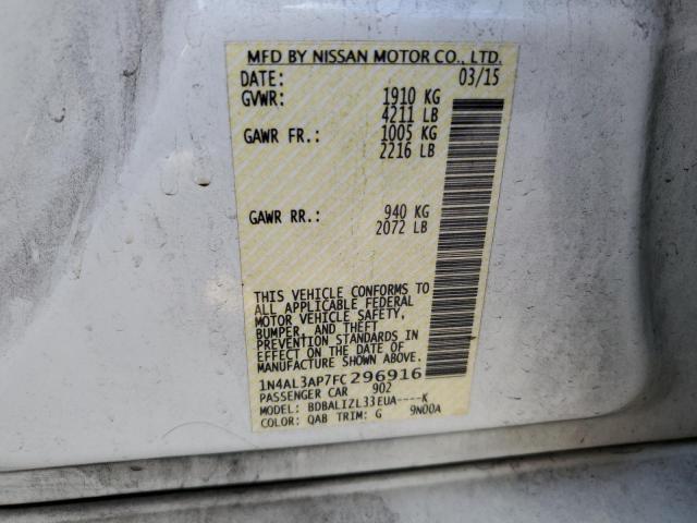 Photo 12 VIN: 1N4AL3AP7FC296916 - NISSAN ALTIMA 2.5 