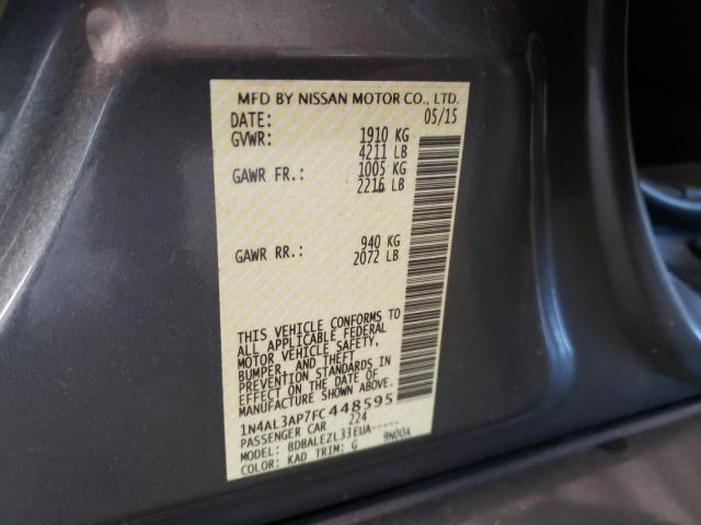 Photo 12 VIN: 1N4AL3AP7FC448595 - NISSAN ALTIMA 2.5 