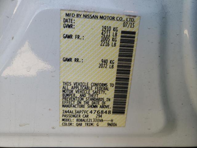 Photo 11 VIN: 1N4AL3AP7FC476848 - NISSAN ALTIMA 2.5 