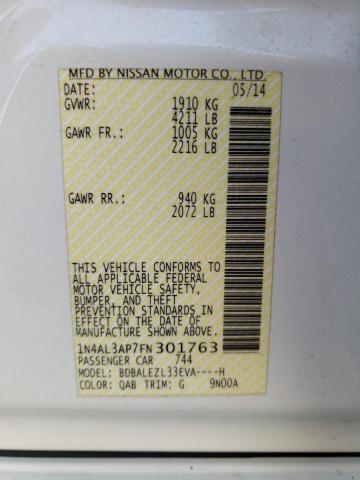 Photo 11 VIN: 1N4AL3AP7FN301763 - NISSAN ALTIMA 