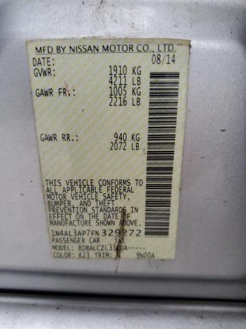 Photo 11 VIN: 1N4AL3AP7FN329272 - NISSAN ALTIMA 