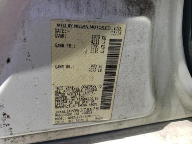 Photo 12 VIN: 1N4AL3AP7FN378679 - NISSAN ALTIMA 