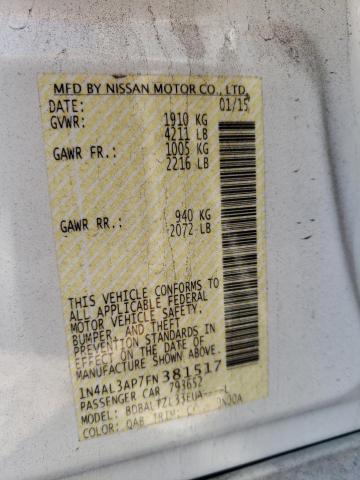 Photo 12 VIN: 1N4AL3AP7FN381517 - NISSAN ALTIMA 2.5 