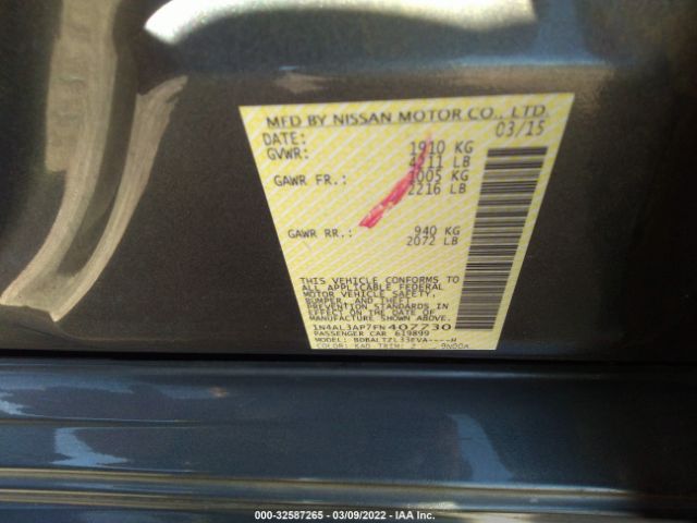 Photo 8 VIN: 1N4AL3AP7FN407730 - NISSAN ALTIMA 