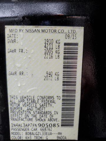 Photo 11 VIN: 1N4AL3AP7FN905085 - NISSAN ALTIMA 2.5 