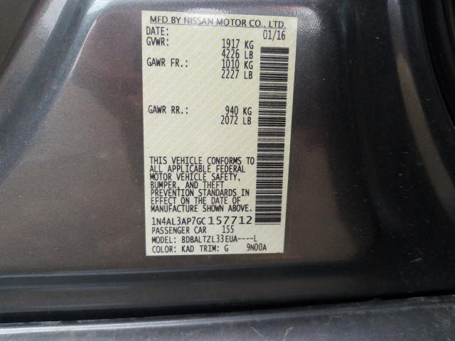 Photo 9 VIN: 1N4AL3AP7GC157712 - NISSAN ALTIMA 2.5 