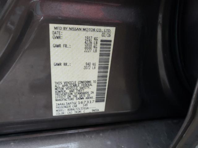 Photo 9 VIN: 1N4AL3AP7GC167317 - NISSAN ALTIMA 2.5 