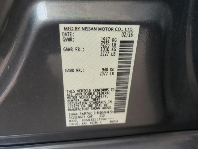 Photo 9 VIN: 1N4AL3AP7GC168449 - NISSAN ALTIMA 2.5 