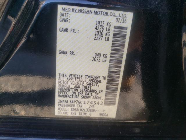 Photo 9 VIN: 1N4AL3AP7GC174543 - NISSAN ALTIMA 2.5 