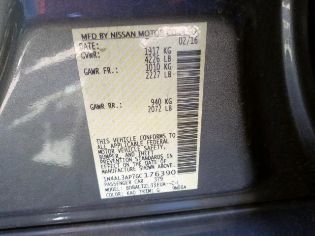 Photo 9 VIN: 1N4AL3AP7GC176390 - NISSAN ALTIMA 