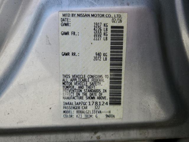 Photo 11 VIN: 1N4AL3AP7GC178124 - NISSAN ALTIMA 