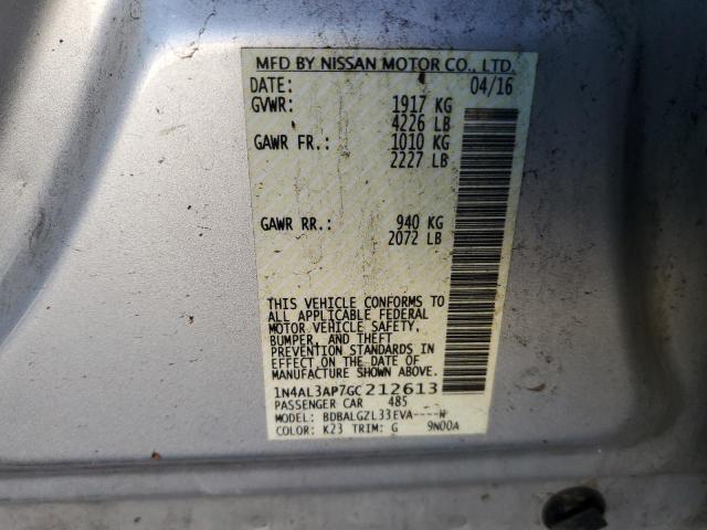 Photo 11 VIN: 1N4AL3AP7GC212613 - NISSAN ALTIMA 2.5 