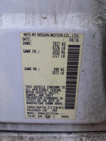 Photo 11 VIN: 1N4AL3AP7GC213695 - NISSAN ALTIMA 