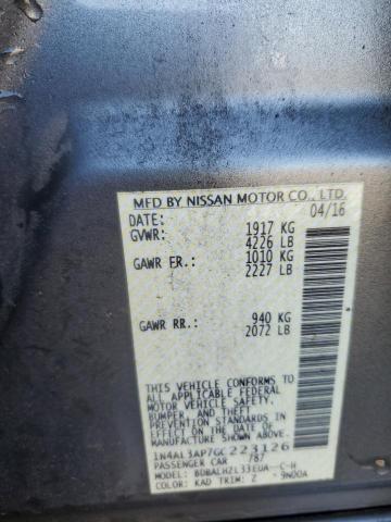 Photo 11 VIN: 1N4AL3AP7GC223126 - NISSAN ALTIMA 2.5 