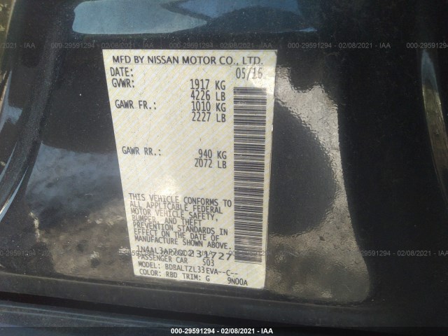 Photo 8 VIN: 1N4AL3AP7GC231727 - NISSAN ALTIMA 