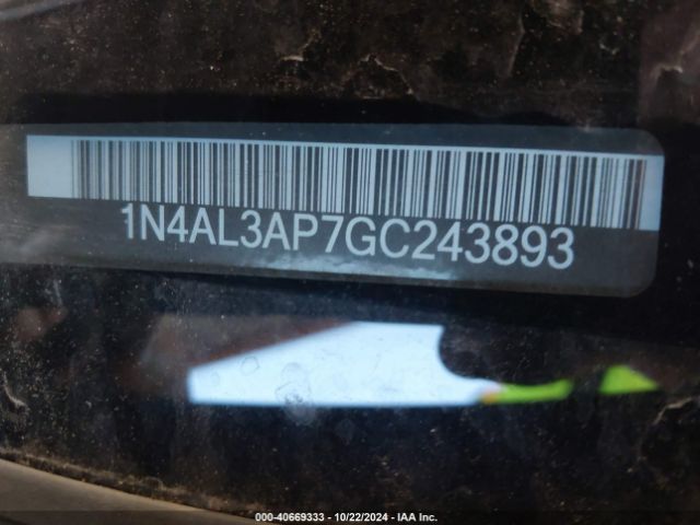 Photo 8 VIN: 1N4AL3AP7GC243893 - NISSAN ALTIMA 