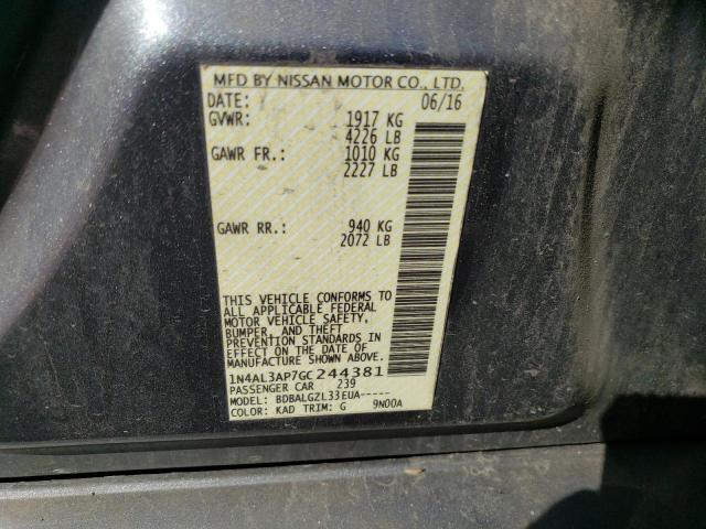 Photo 12 VIN: 1N4AL3AP7GC244381 - NISSAN ALTIMA 2.5 