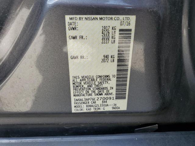 Photo 12 VIN: 1N4AL3AP7GC270091 - NISSAN ALTIMA 2.5 