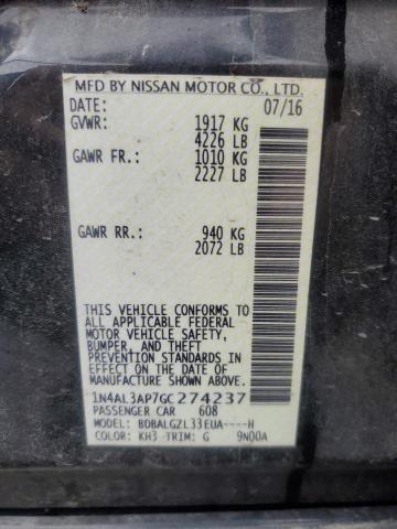 Photo 11 VIN: 1N4AL3AP7GC274237 - NISSAN ALTIMA 2.5 