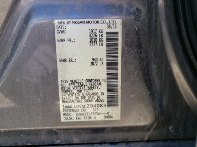 Photo 9 VIN: 1N4AL3AP7GC294083 - NISSAN ALTIMA 