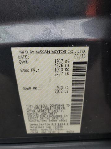 Photo 11 VIN: 1N4AL3AP7GN331041 - NISSAN ALTIMA 2.5 