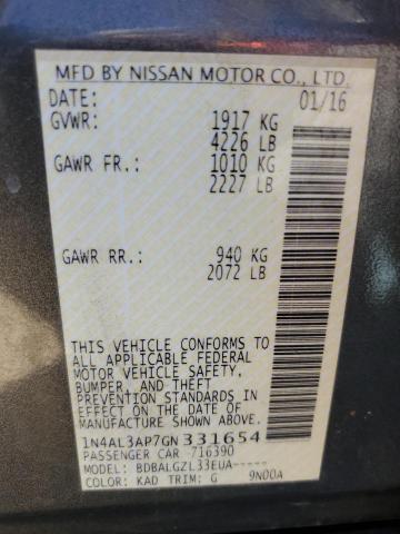 Photo 11 VIN: 1N4AL3AP7GN331654 - NISSAN ALTIMA 2.5 