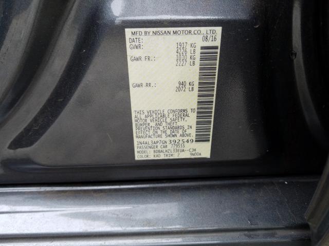 Photo 9 VIN: 1N4AL3AP7GN392549 - NISSAN ALTIMA 2.5 