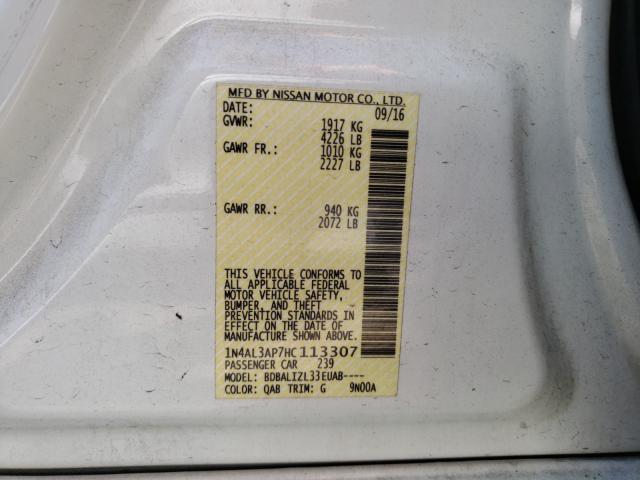 Photo 9 VIN: 1N4AL3AP7HC113307 - NISSAN ALTIMA 2.5 