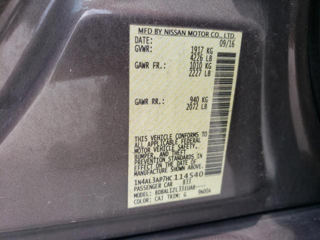 Photo 11 VIN: 1N4AL3AP7HC114540 - NISSAN ALTIMA 