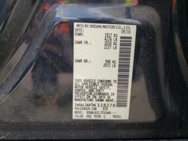 Photo 9 VIN: 1N4AL3AP7HC118278 - NISSAN ALTIMA 2.5 