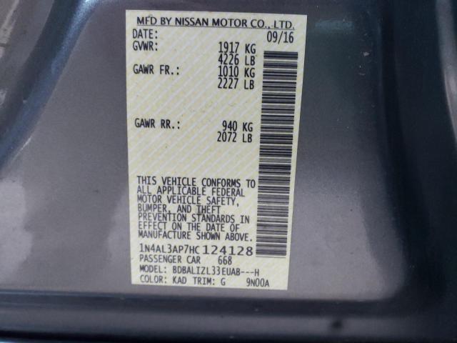 Photo 9 VIN: 1N4AL3AP7HC124128 - NISSAN ALTIMA 2.5 