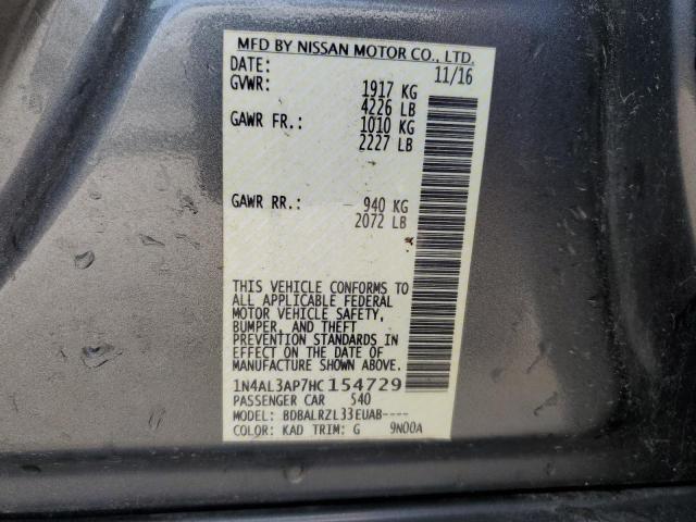 Photo 11 VIN: 1N4AL3AP7HC154729 - NISSAN ALTIMA 