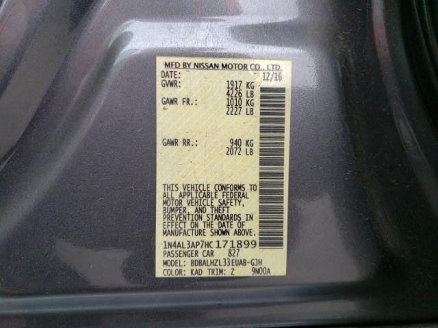 Photo 9 VIN: 1N4AL3AP7HC171899 - NISSAN ALTIMA 2.5 