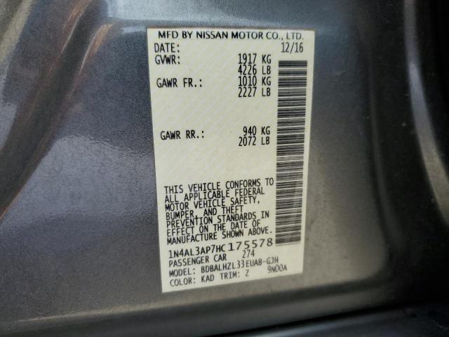 Photo 12 VIN: 1N4AL3AP7HC175578 - NISSAN ALTIMA 