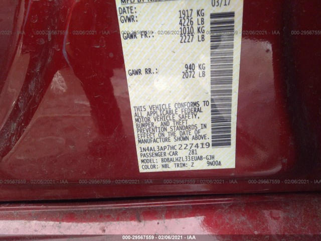 Photo 8 VIN: 1N4AL3AP7HC227419 - NISSAN ALTIMA 