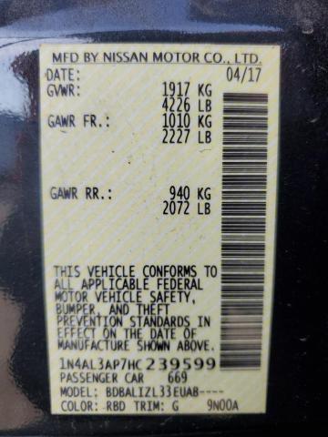 Photo 11 VIN: 1N4AL3AP7HC239599 - NISSAN ALTIMA 2.5 