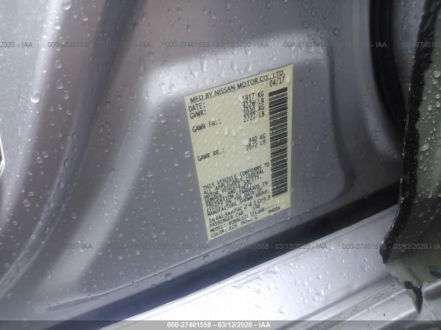 Photo 8 VIN: 1N4AL3AP7HC241093 - NISSAN ALTIMA 