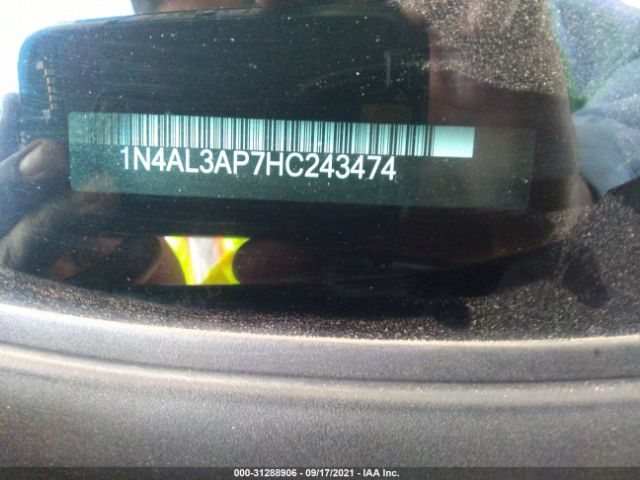 Photo 8 VIN: 1N4AL3AP7HC243474 - NISSAN ALTIMA 