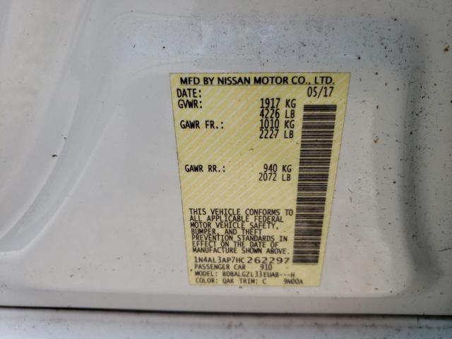 Photo 9 VIN: 1N4AL3AP7HC262297 - NISSAN ALTIMA 2.5 