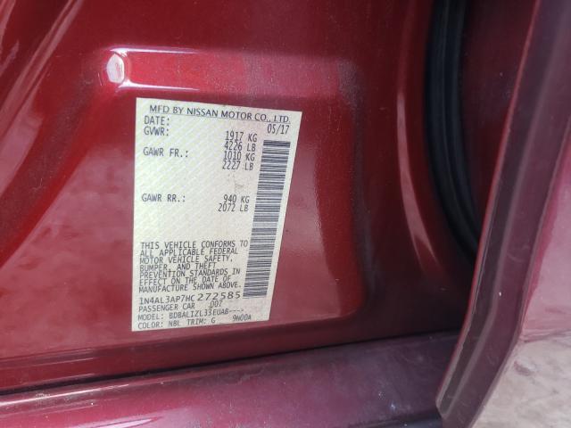 Photo 9 VIN: 1N4AL3AP7HC272585 - NISSAN ALTIMA 2.5 