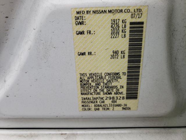 Photo 9 VIN: 1N4AL3AP7HC298328 - NISSAN ALTIMA 2.5 