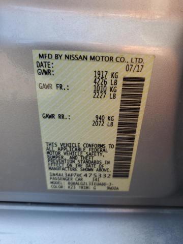 Photo 11 VIN: 1N4AL3AP7HC475332 - NISSAN ALTIMA 