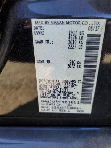 Photo 12 VIN: 1N4AL3AP7HC483091 - NISSAN ALTIMA 2.5 