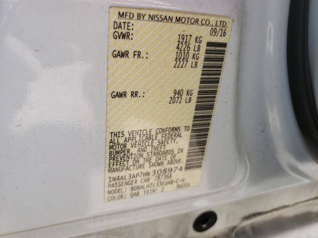 Photo 9 VIN: 1N4AL3AP7HN308974 - NISSAN ALTIMA 2.5 