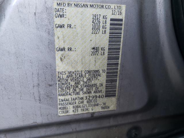 Photo 9 VIN: 1N4AL3AP7HN329940 - NISSAN ALTIMA 2.5 