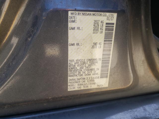 Photo 9 VIN: 1N4AL3AP7HN335608 - NISSAN ALTIMA 2.5 