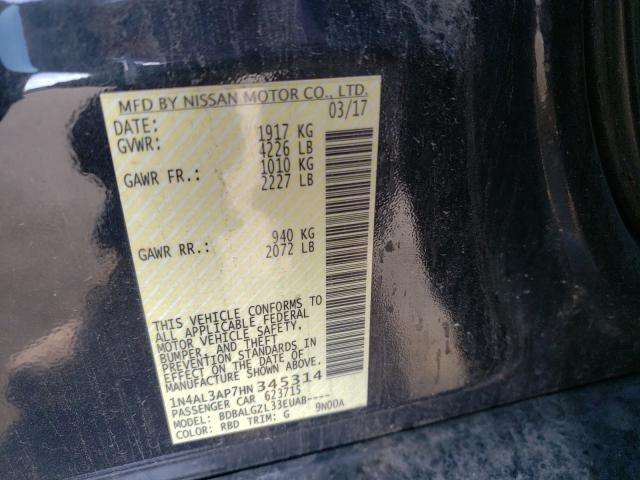 Photo 9 VIN: 1N4AL3AP7HN345314 - NISSAN ALTIMA 2.5 